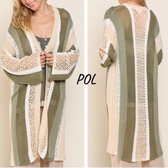 POL Olive Green Cardigan BRAND NEW - Picture 1 of 11